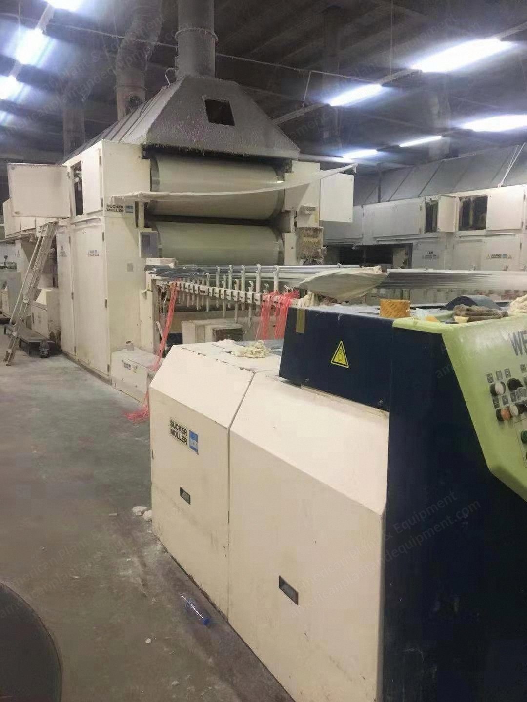 Sucker Muller Sizing Machine, 2003, 3400mm / 3600mm Width, 12 Cylinders, 24 Beams