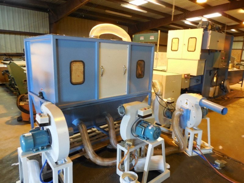 NovaStar, PC382, 4-Nozzle Pillow and Cushion Filling Line with Hopper Feed, Fiber Opener and Mixing Silo, 200 to 250 kg/h, 230V 3-Phase 60Hz
