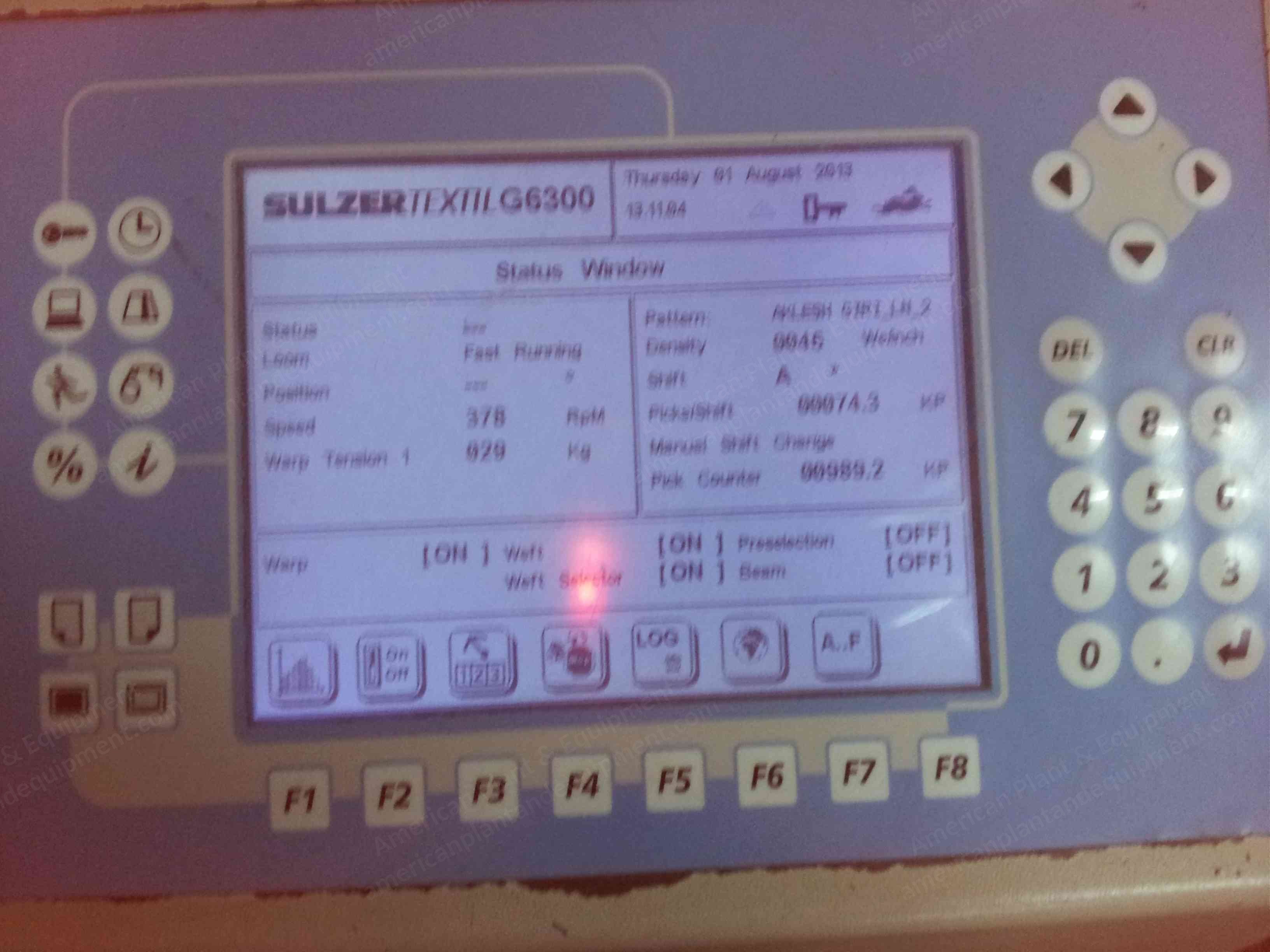 Sulzer, G6300, 2001, 2200mm, Staubli Dobby 2860, 16 Levers