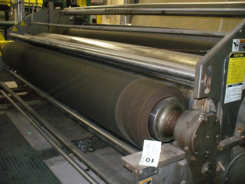 Morrison, T-262, 2001, Sanforizing Range, 126 inch (3200mm) Working Width, Consisting of Compressive Shrinking Machine and Palmer