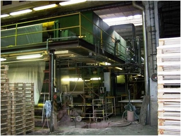 Bruckner, Latex Carpet Coating Line, 2002, 4.10m Working Width, Oil-Fired with Gas Burners
