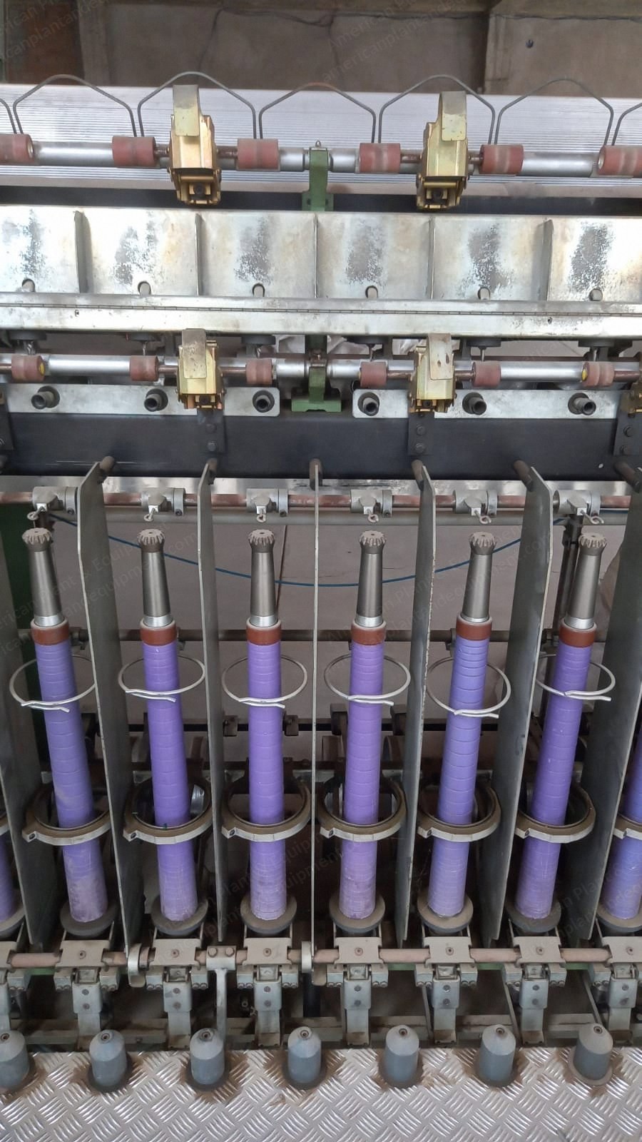 Gaudino Ring Spinning Machine, 2003, 176 Positions, 127mm Ring Diameter, 600mm Tube Height