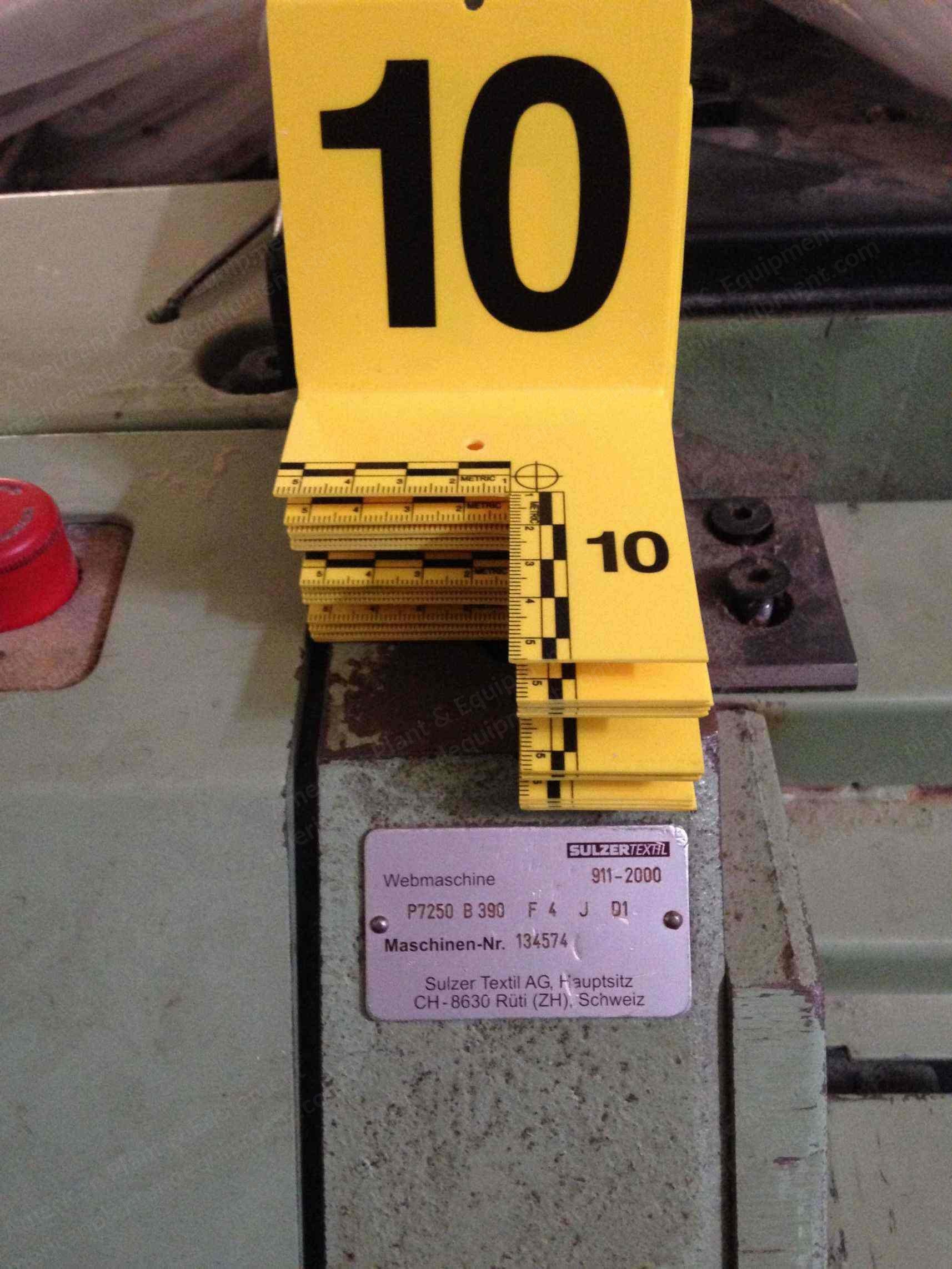 Sulzer Ruti, P7250 B 390 F 4 J D1, 2001, 3900mm, 4 Colors, Terry Weaving Machine