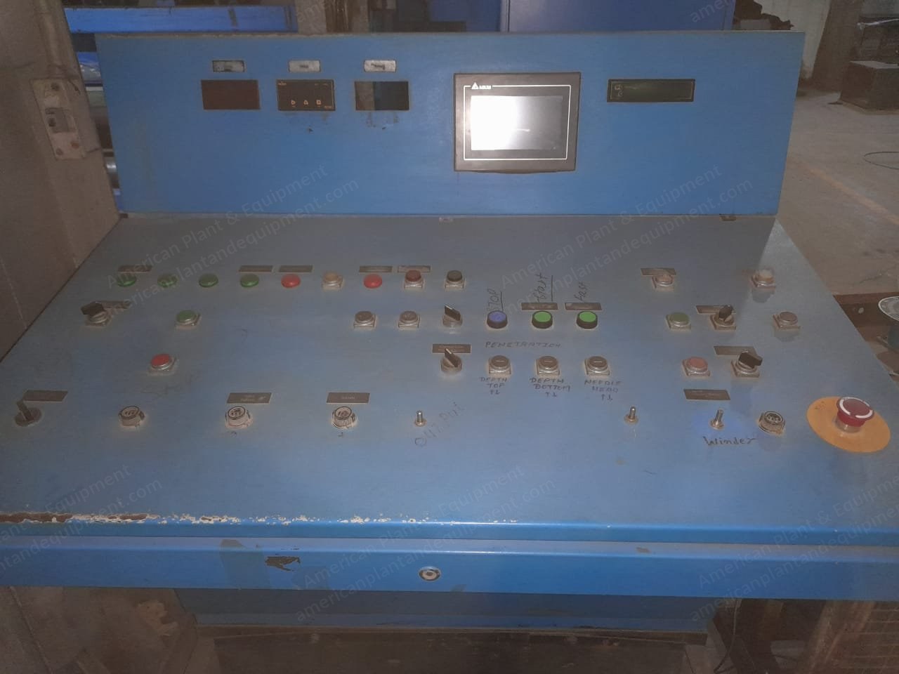 Dilo, Di-Loom OUG II 60, 1996, Finishing Needle Loom, Working Width 6000mm, Double Board Upstroke/Downstroke