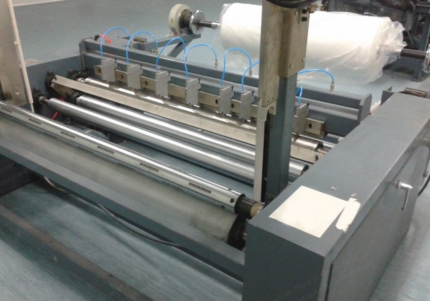 NovaStar, GB168, Gauze Roll Fabric Slitting Machine, 1800mm Input Width, Double Scroll Axes, 150m/min