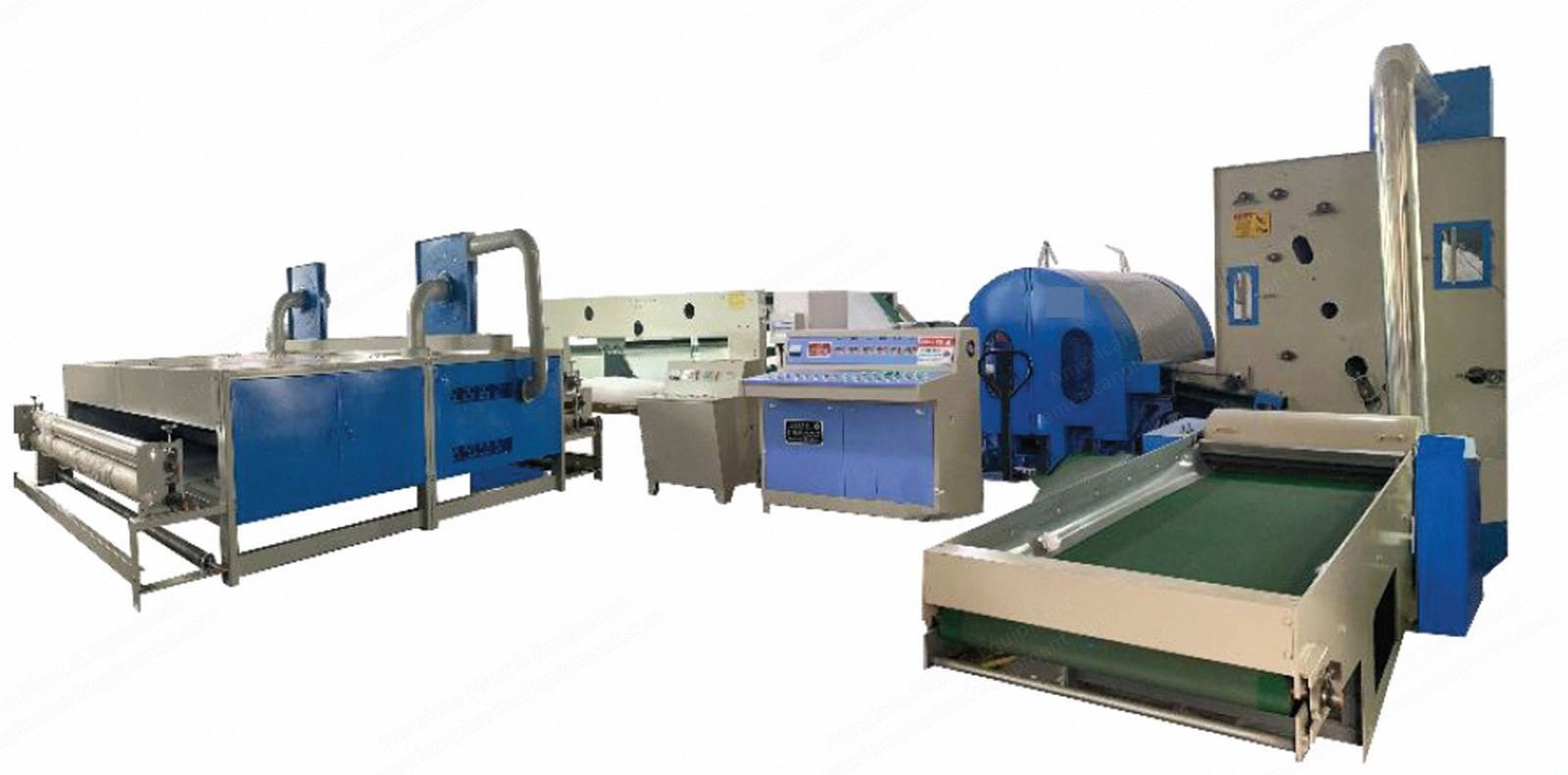 NovaStar, NN461, Glue-Free Wadding Production Line, Working Width 1300-2800mm, 100-600 gsm