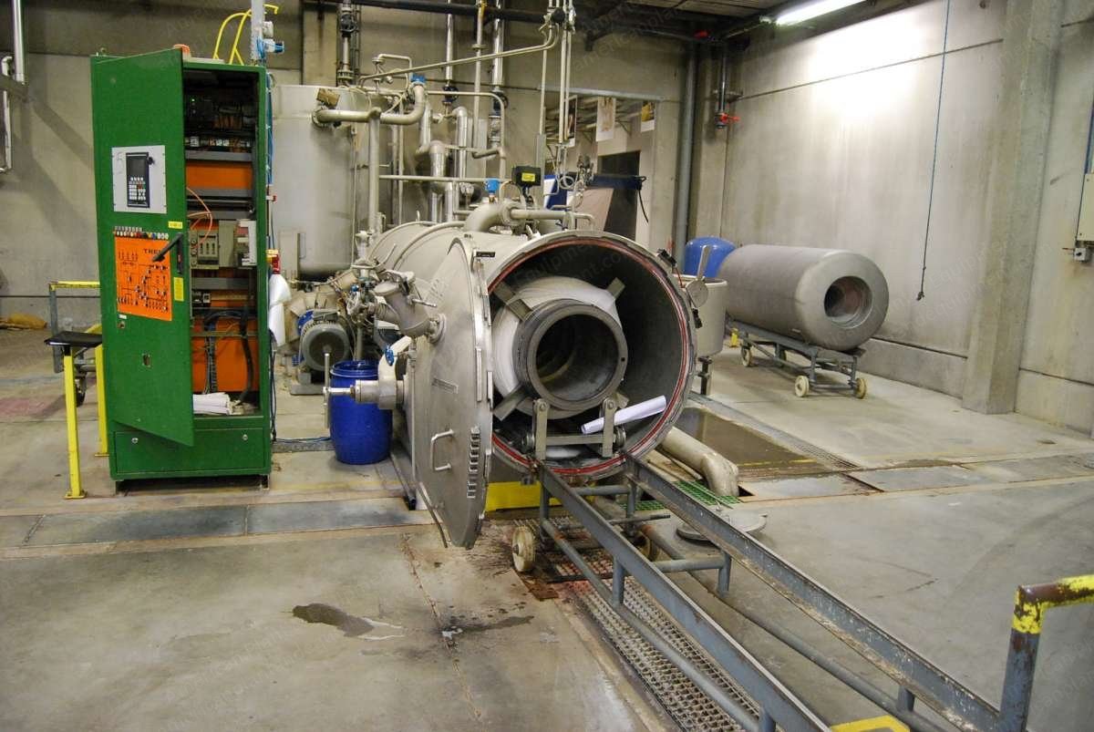 Then, HST 105/45, 1992, Horizontal HT Dye Autoclaves, 1050x4800mm Beam, 7.5 Bar