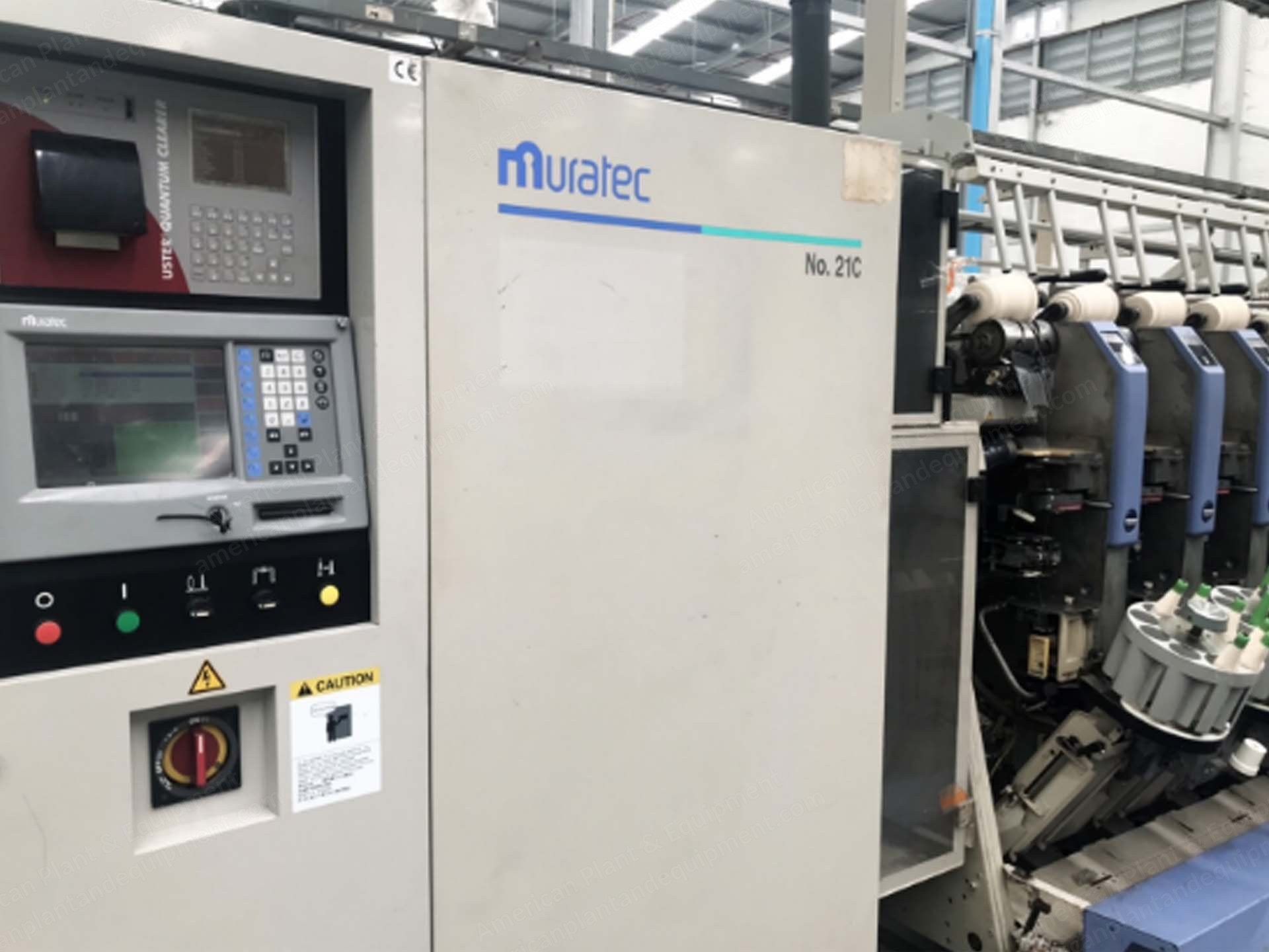 Muratec, 21C, 2007, 60 Drums, Round Magazine, Uster Quantum 2 Yarn Clearer