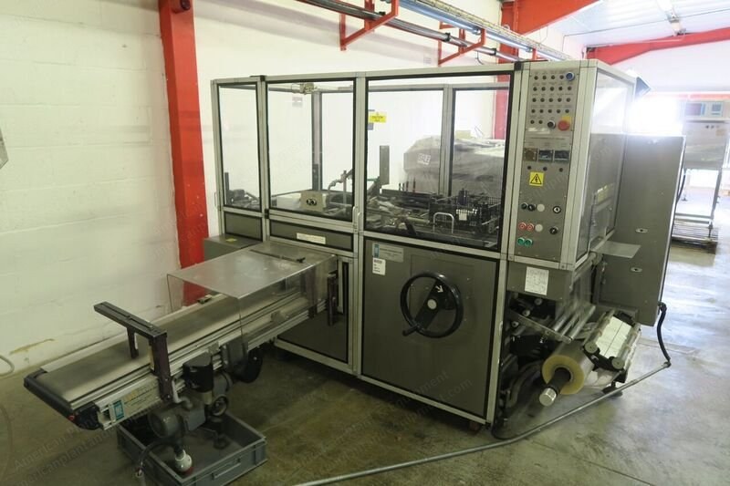 Marden Edwards, LX125 SF/8, 1995, Overwrapper, with Tear Tape, Side Feed Conveyor, Collating Machine