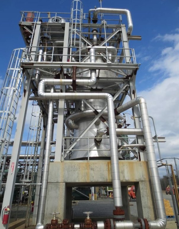 Wagner, Catalytic Converter Reactor, 2009, 3.9 MMBtu/hr, 7 ft ID x 30 ft, 1028 Tubes