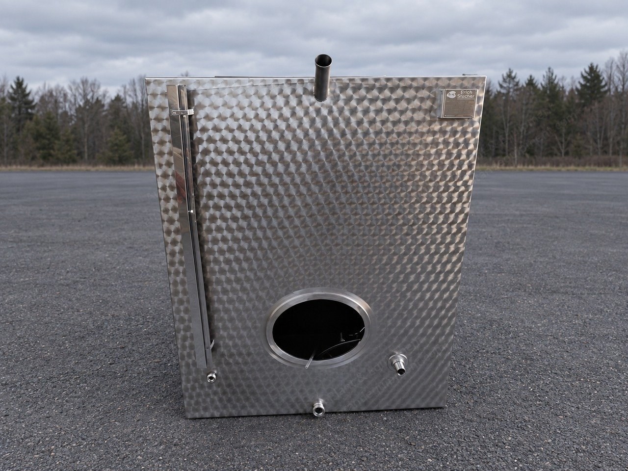 Erich Stucher, VA Tank, 1992, Stainless Steel Tank, 3,000 L