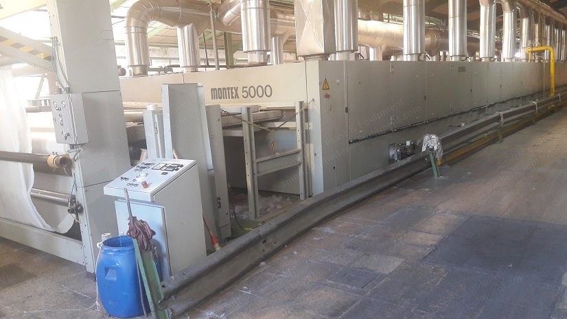 Monforts, Montex 5000, 2003, 3600mm Working Width, 10 Chambers, Gas Heated