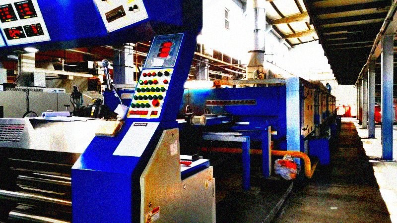 Ehwa Suntex Stenter, 3000mm, 7 Chambers, Gas, 2012