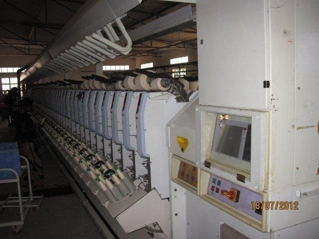 Schlafhorst, A/C 338 RM, 2003, 60 Spindles, Uster Quantum Yarn Clearer, Waxing