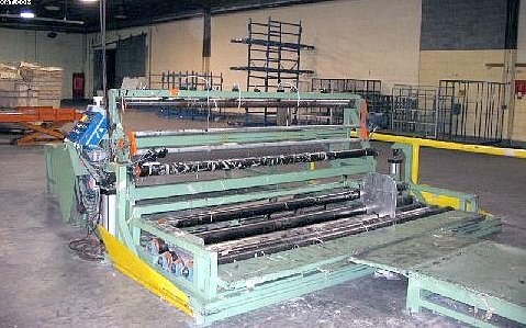 Custom Made Roll to Roll Slitter Rewinder, 120" Roll Width, 40" Diameter Capacity, Batch Let-Off, Batch Rewind