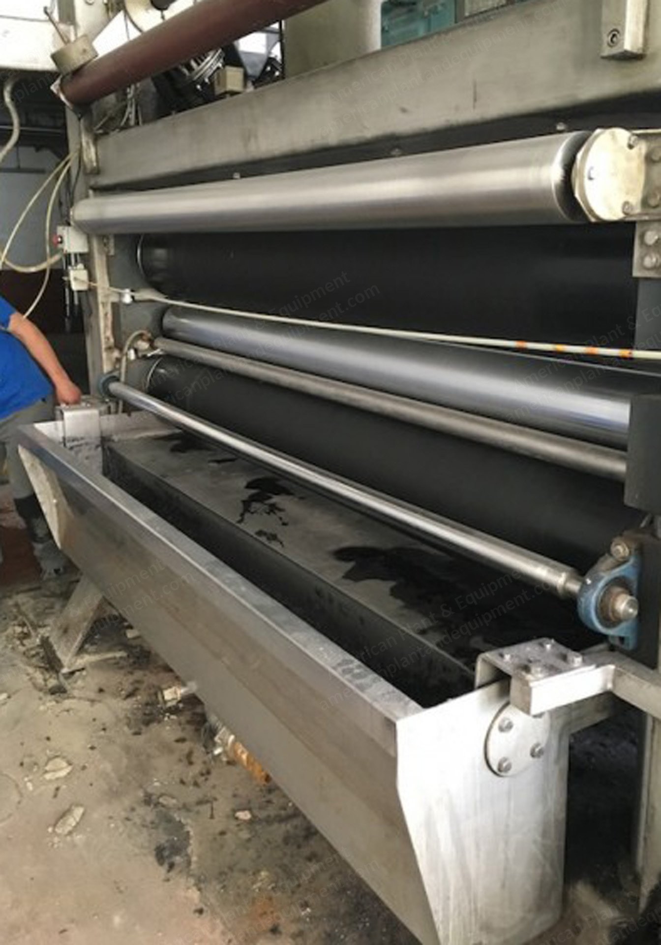 Beta, 3 Rolls Padder, 1990, 1800mm Working Width, Double Squeeze, Stainless Steel Frame
