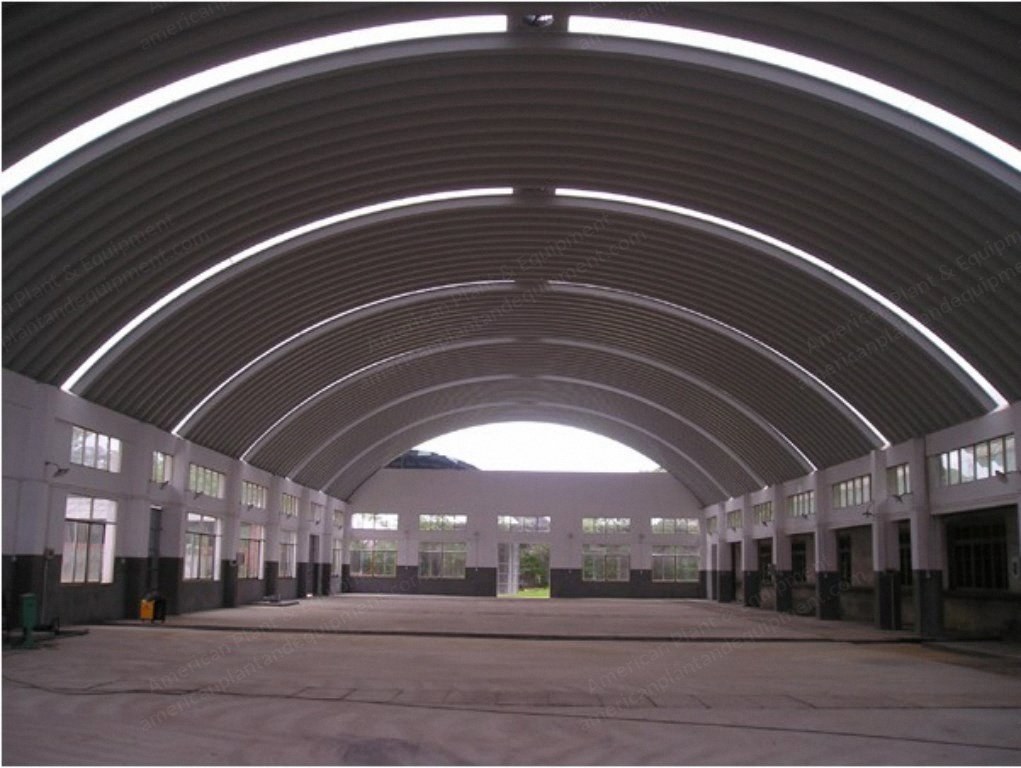 NovaStar, RR105, Curved Roof Making Machine, with PU Spray Machine, 36m Max Width, 0.8-1.5mm Steel Thickness