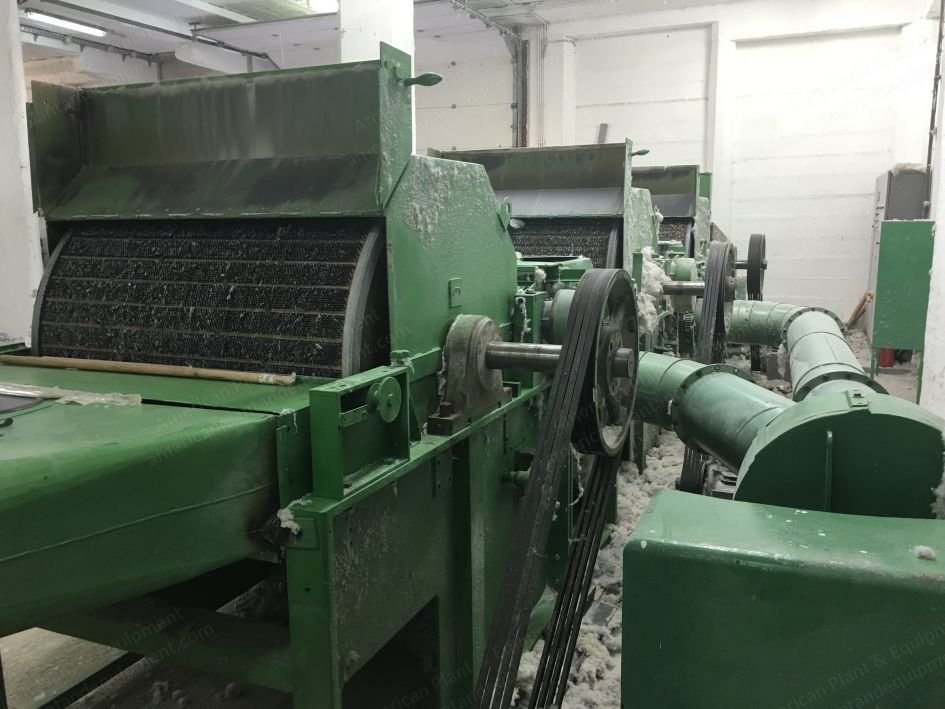 Schirp, Triple Drum, 1984, 1000mm Tearing Machine with Cometa Guillotine Cutter, 400mm
