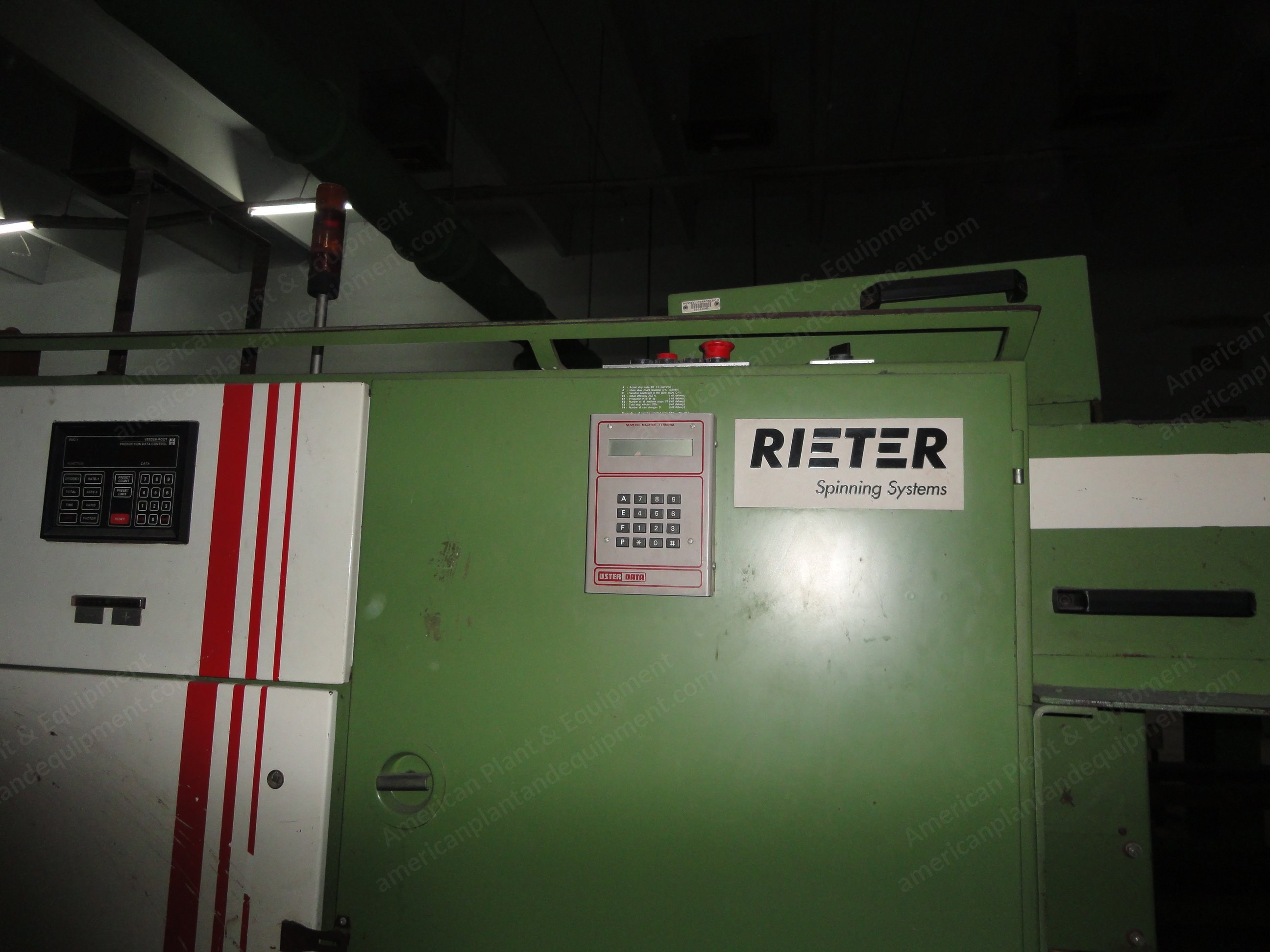 Rieter, 851, 1991, Drawing Machine, 18x42 Can Size, Auto Leveler, Can Changer