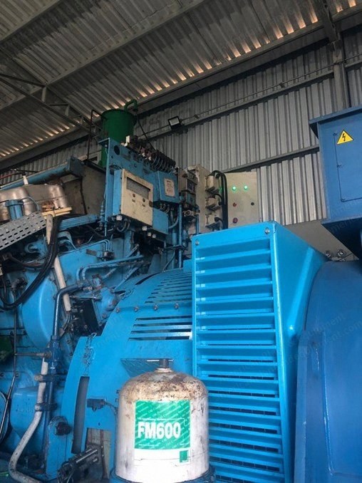 Rolls-Royce, KVGB-18G3, 2002, 3.75 MW, 60 Hz, Natural Gas Generator Set