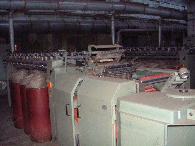 Schlumberger, Ring Spinning Line, 1990, For Linen Yarns, Nm 6 to 20