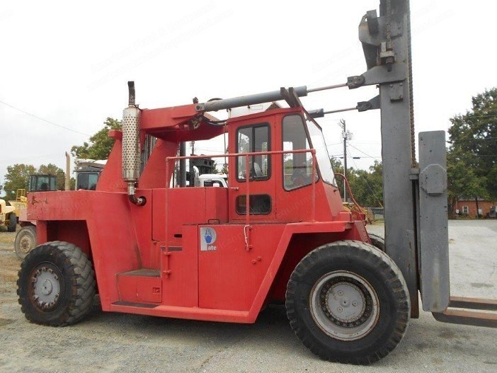 Eaves, E555, 1998, 55000 lbs Capacity, 180 in Lift, 8 ft Forks, Cab with Heat & AC