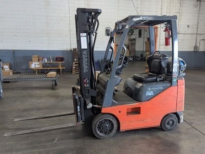 Toyota, 8FGCU15, 2017, Warehouse Forklift, 3,000 lb Capacity