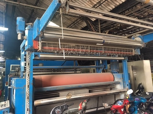 Bruckner Stenter, 2400mm, 2002, 6 Chambers, Oil Heated, Pin Chain