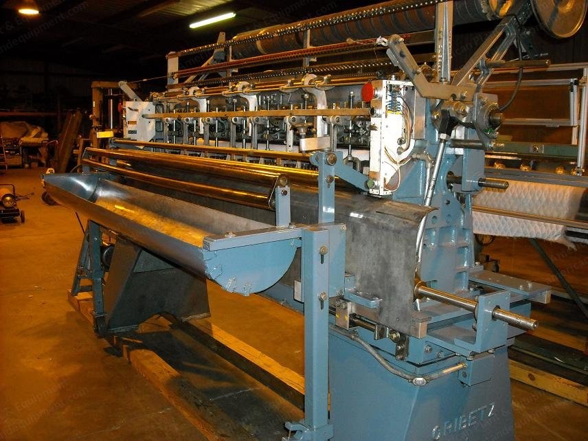 Gribetz, Multineedle Chainstitch Quilter, 86 in. Width, Cam Driven, 3-Bar, with K-12 Panel Cutter