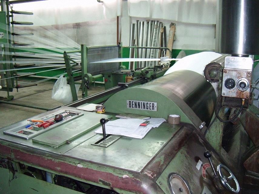 Benninger Sectional Warper, 1980, 2200mm Working Width, Solid Metal Drum, with Creel
