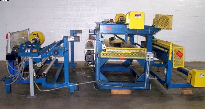 Laminating Line, 66 inch Working Width, Heated Platen, 17x10 ft OAD