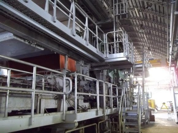 Over Meccanica Paper Machine, 2003, 2700mm Width, 700 m/min, 60 TPD Capacity