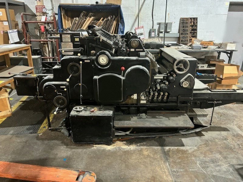 Heidelberg, SBG, Cylinder Die Cutter, 22.5x30.25" Max Sheet Size, 4600 IPH