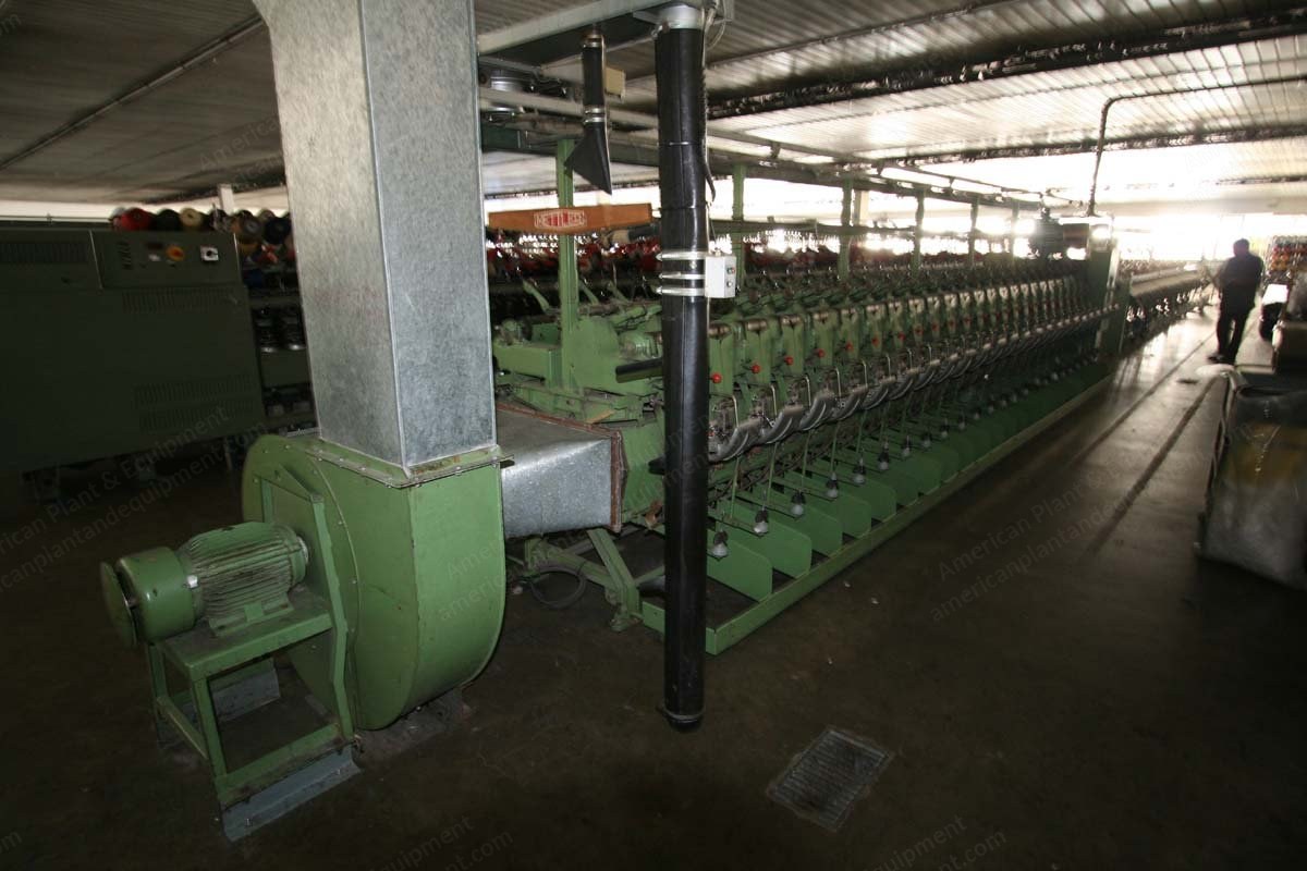 Mettler, GS-X-KB, 1987, Yarn Singeing Machine, 48 Spindles, Gas Burner, 150mm Take-Up