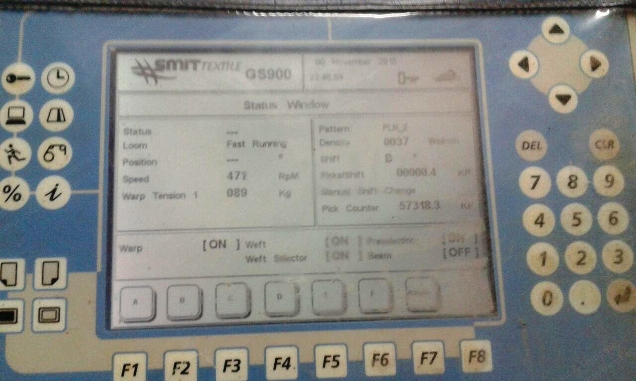 Smit, GS900, 2007, 1900mm Width, Staubli Dobby, 8 Colors