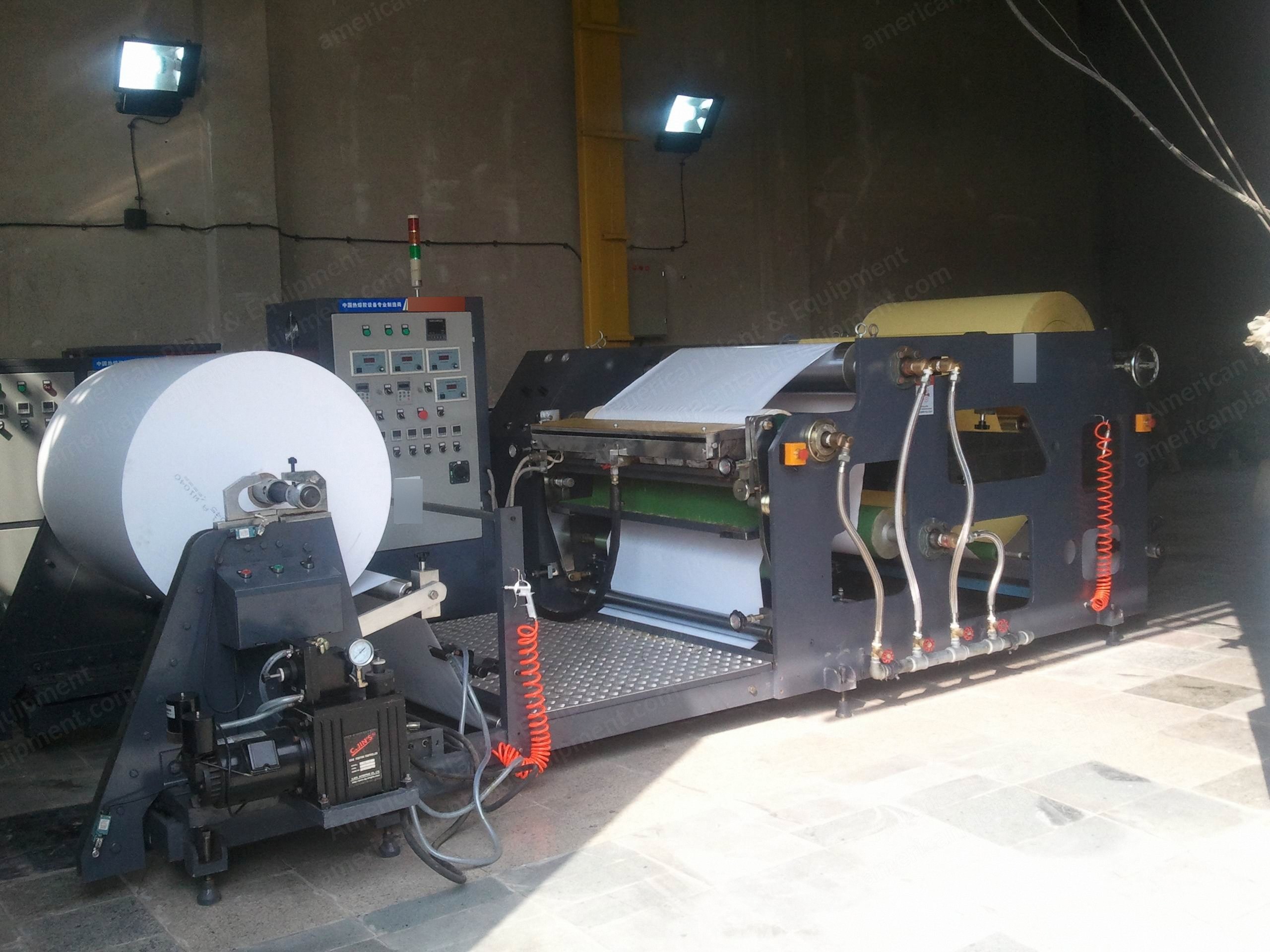 NovaStar, CG151, Hot Melt Glue Coating Machine, Slot Die, 1100mm Coating Width, 50m/min, 200kg Glue Tank