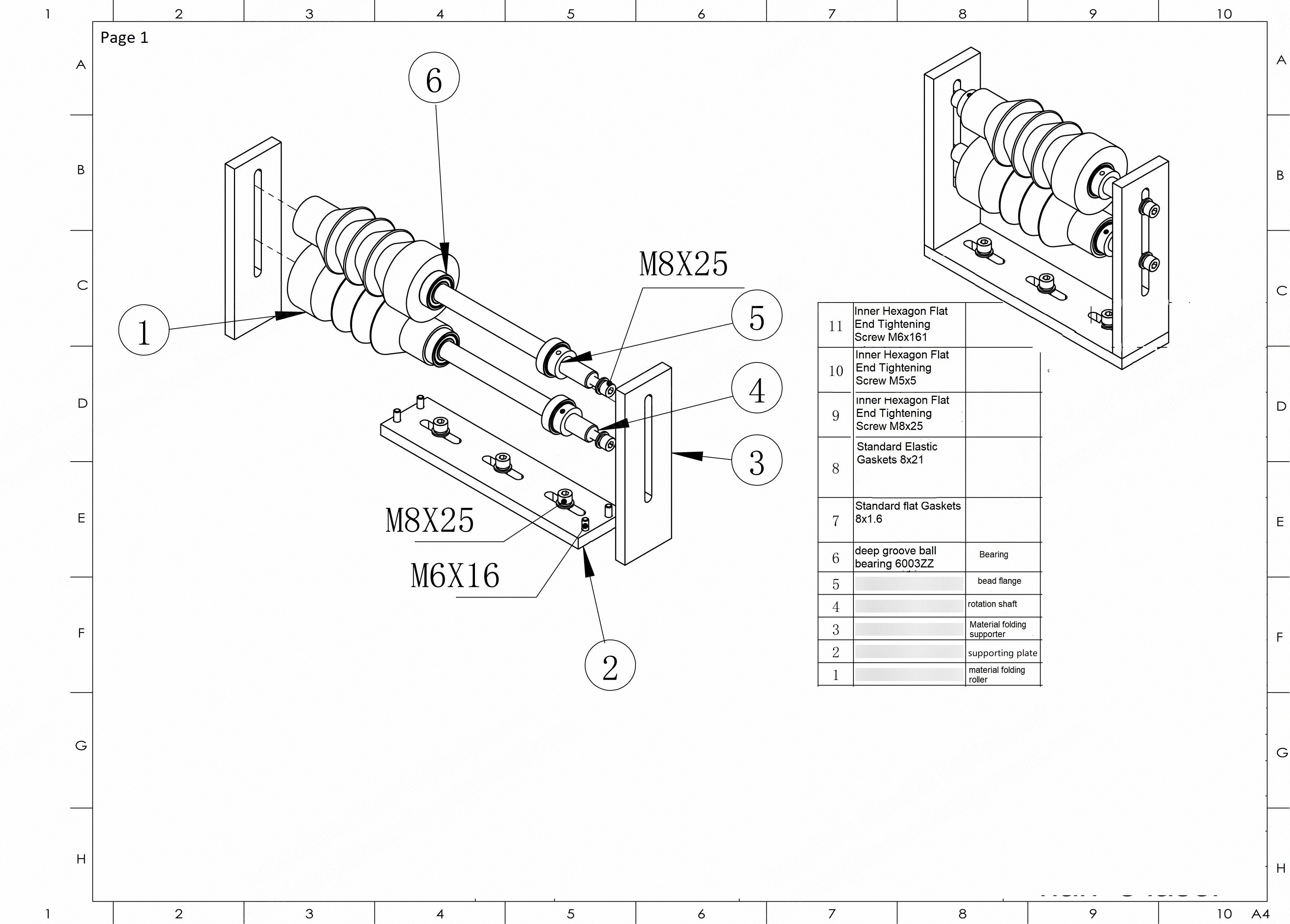 Key Parts for Mask Machine J-2778