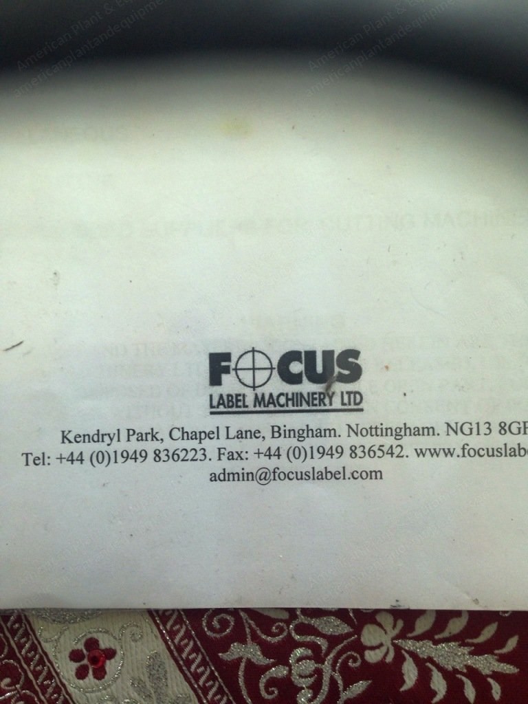Focus, Label Printing Machine, 1990, 5 Colors