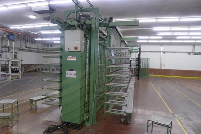 Benninger, Ergotronic, 1996, Sectional Warping Machine, 2200mm Working Width, 560 Positions Creel