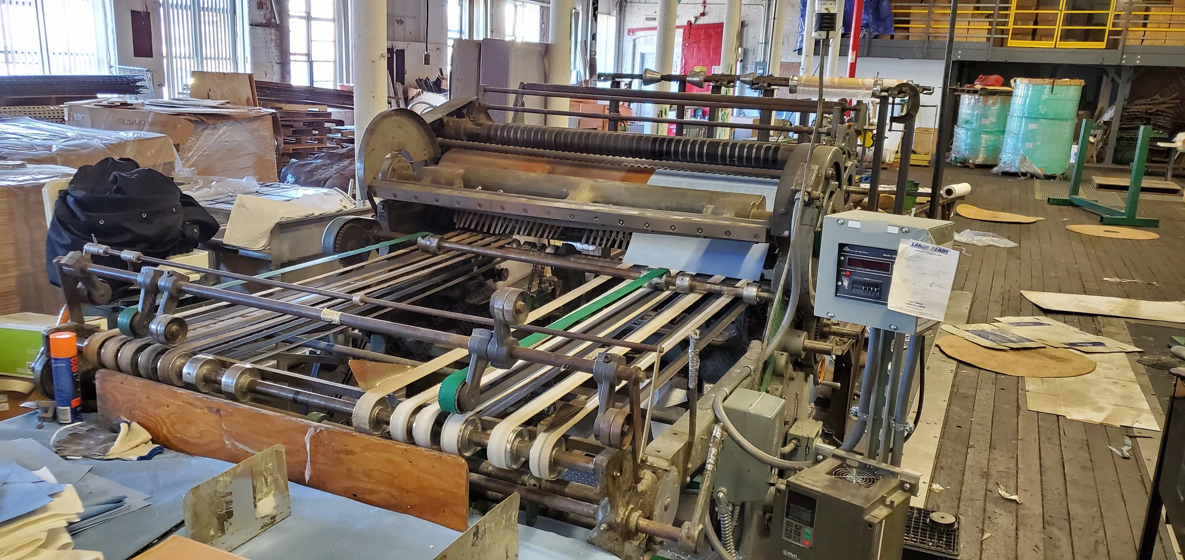Beck, Sheeters, 55" and 62" Widths, Tape Delivery, Jogger Table