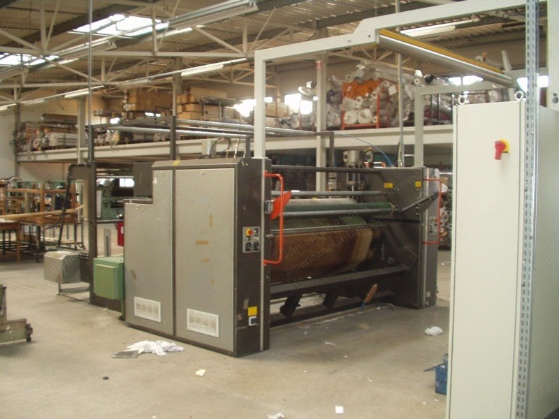 Monti Laminating Calender, 1997, 2.40m Working Width, Electrical Heating, Corino Centering Device