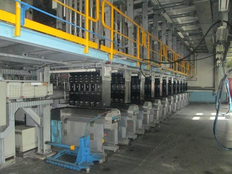 Zimmer / Barmag, ES12, 1996, PES POY Line, 120mm Extruder, 72 Positions, Barmag CW6T-920/6 Winders