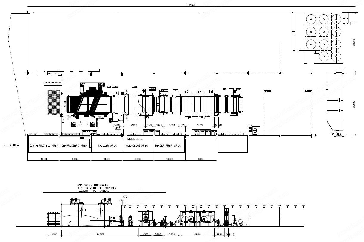 Spunbond Production Line, 4040mm, PET Only