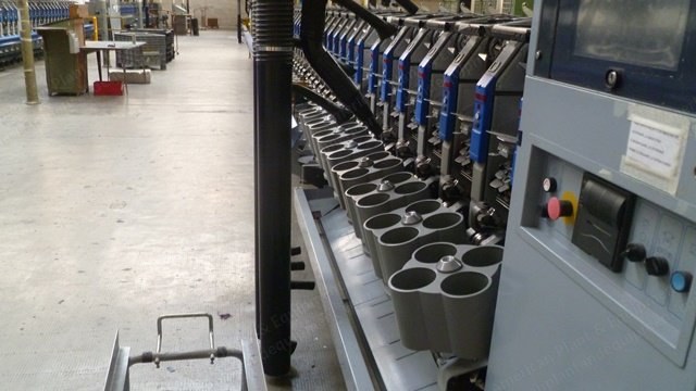 Savio, Orion RL, 2006, 50 Positions, Cone to Cone, Mesdan 4924E Water Splicer, Loepfe Yarn Master TK 830N