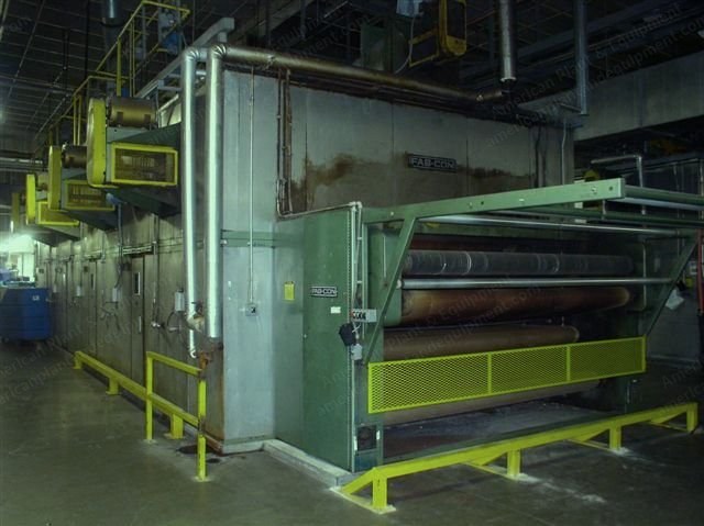Fabcon, Whirlwind, 2003, 8-Chamber, Gas Heated, 120" (3000mm) Belt Width, 8 Maxon Burners