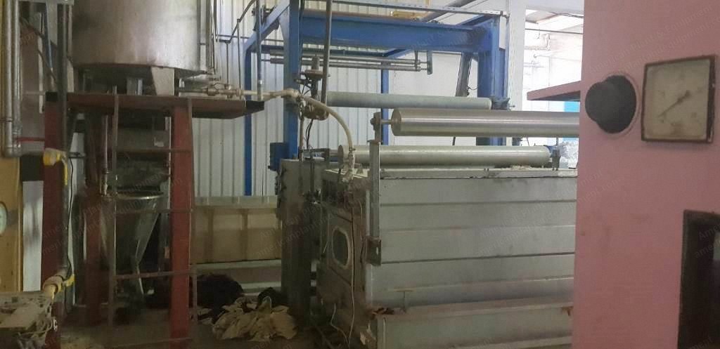 Osthoff Singeing Machine, 1994, 2000mm Working Width, 2 Burners, Brush and Desizing Tank
