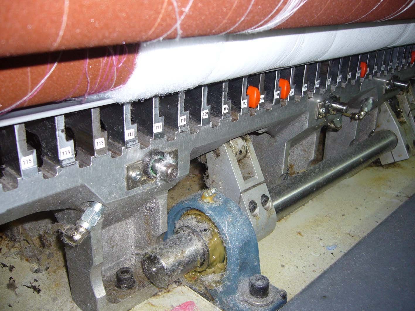 Meca, Multi-Needle Quilting Machine, 2005, 2400mm, Three Needle-Bars, 5mm Sequin Application