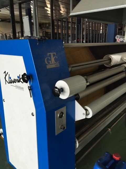 Klieverik, GTC3400, 2006, Transfer Printing Calender, 3600mm Width, Drum Diam. 195mm