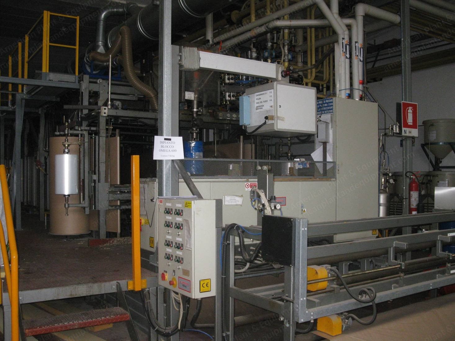 Cannon Viking, Omega 600, 1988, Foam Making Machine, 2.2m Foam Width, 1m Foam Height