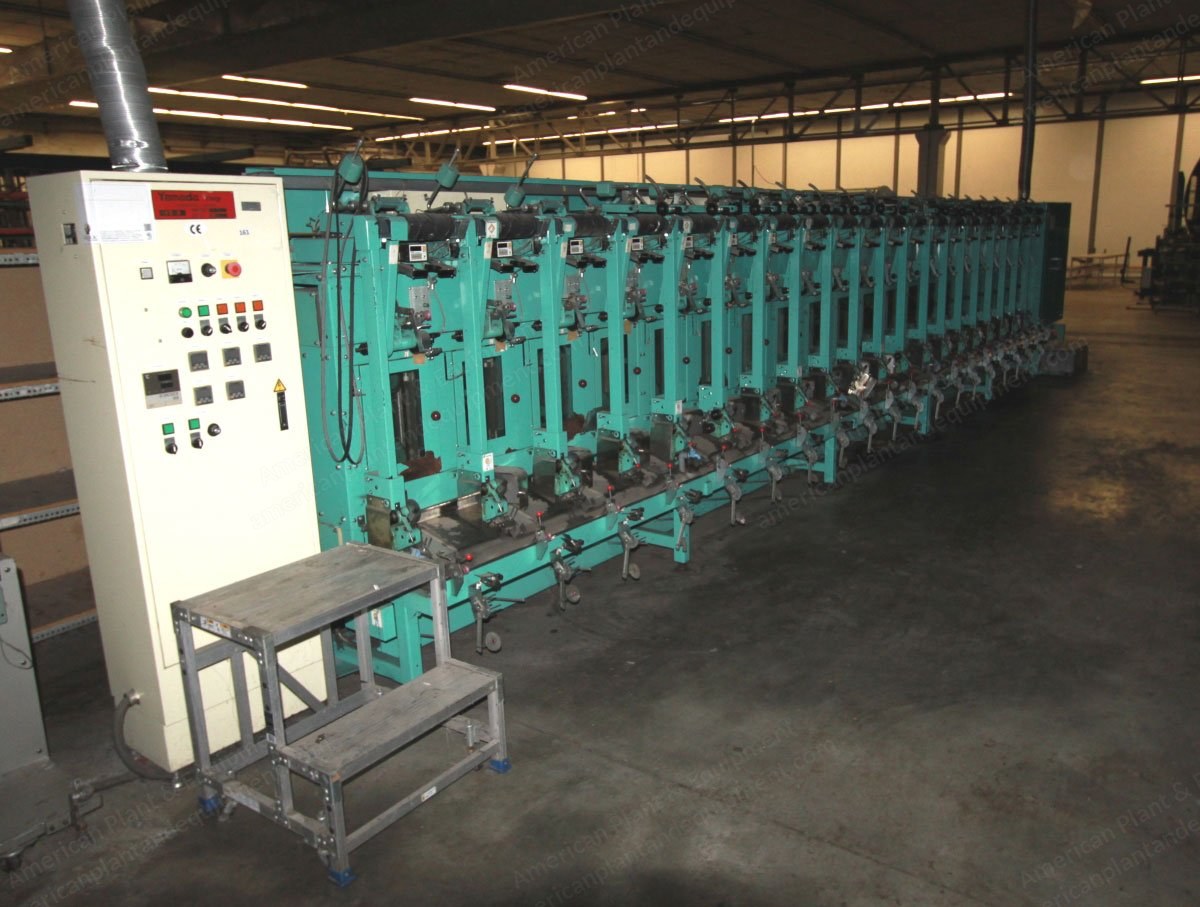 Yamada, YS-6, 1999, Single End Sizing Winding Machine, 20 Spindles, 150mm Traverse